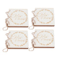 2 Sets Wedding Vow Books Exquisite Gift Card Declaration Booklets Props SuppliesStyle 1