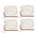 2 Sets Wedding Vow Books Exquisite Gift Card Declaration Booklets Props SuppliesStyle 1