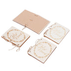 2 Sets Wedding Vow Books Exquisite Gift Card Declaration Booklets Props SuppliesStyle 1