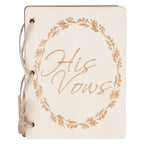 2 Sets Wedding Vow Books Exquisite Gift Card Declaration Booklets Props SuppliesStyle 1