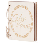 2 Sets Wedding Vow Books Exquisite Gift Card Declaration Booklets Props SuppliesStyle 1
