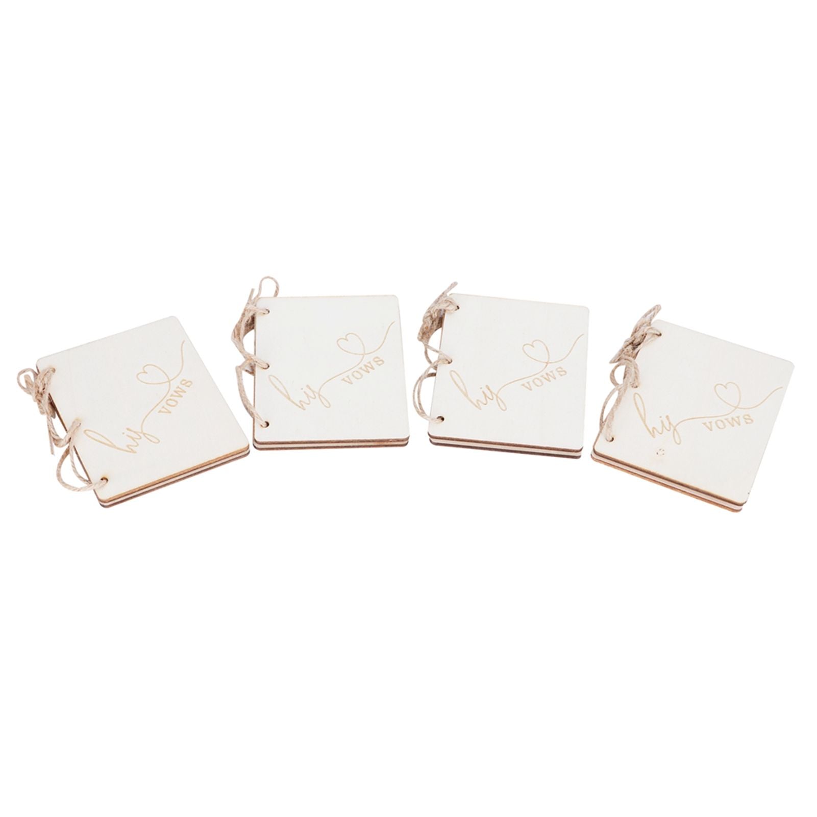 2 Sets Wedding Vow Books Exquisite Gift Card Declaration Booklets Props SuppliesStyle 2