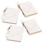 2 Sets Wedding Vow Books Exquisite Gift Card Declaration Booklets Props SuppliesStyle 2