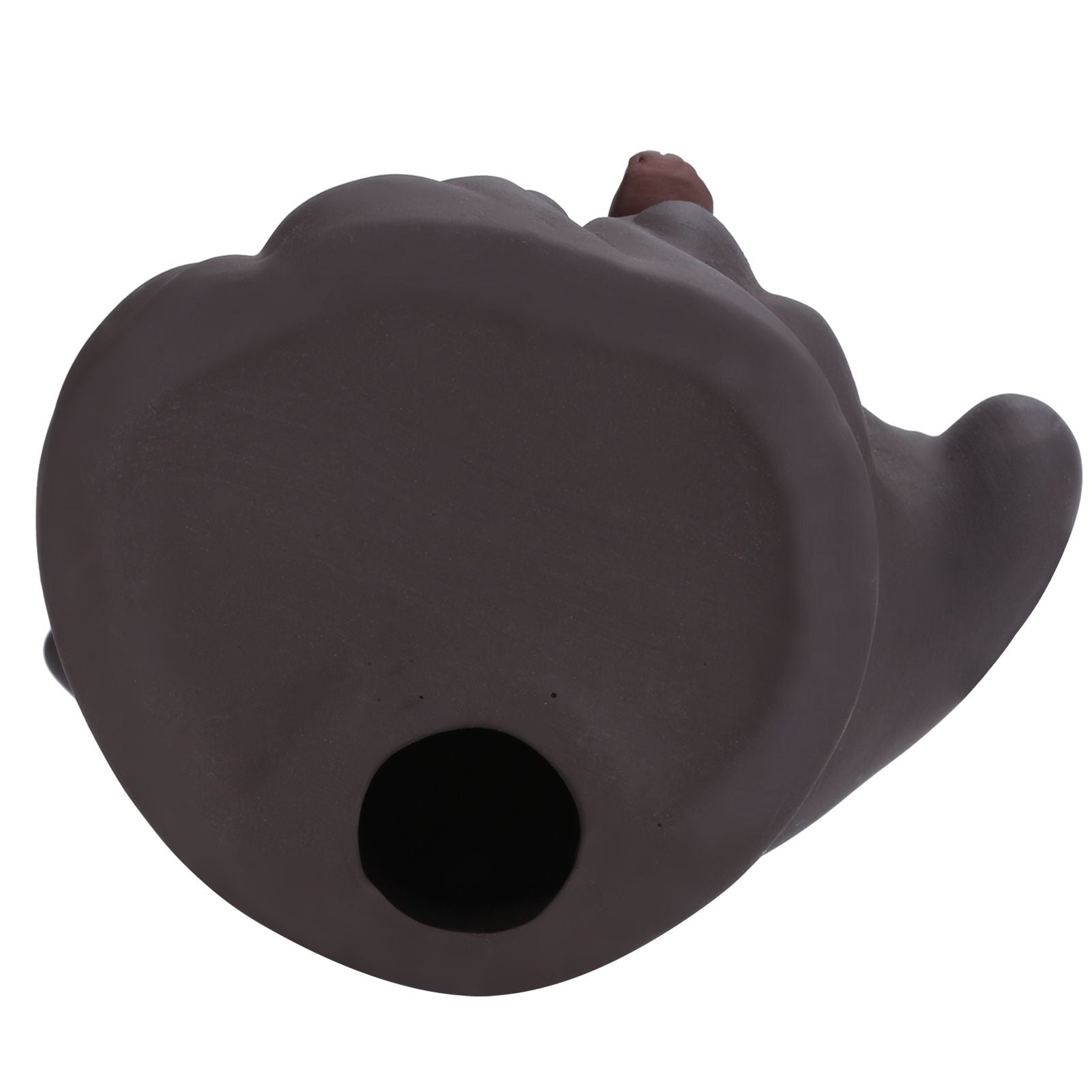 Incense Burner Red Stoneware Backflow Incense Holder Home Office Decoration Ornament