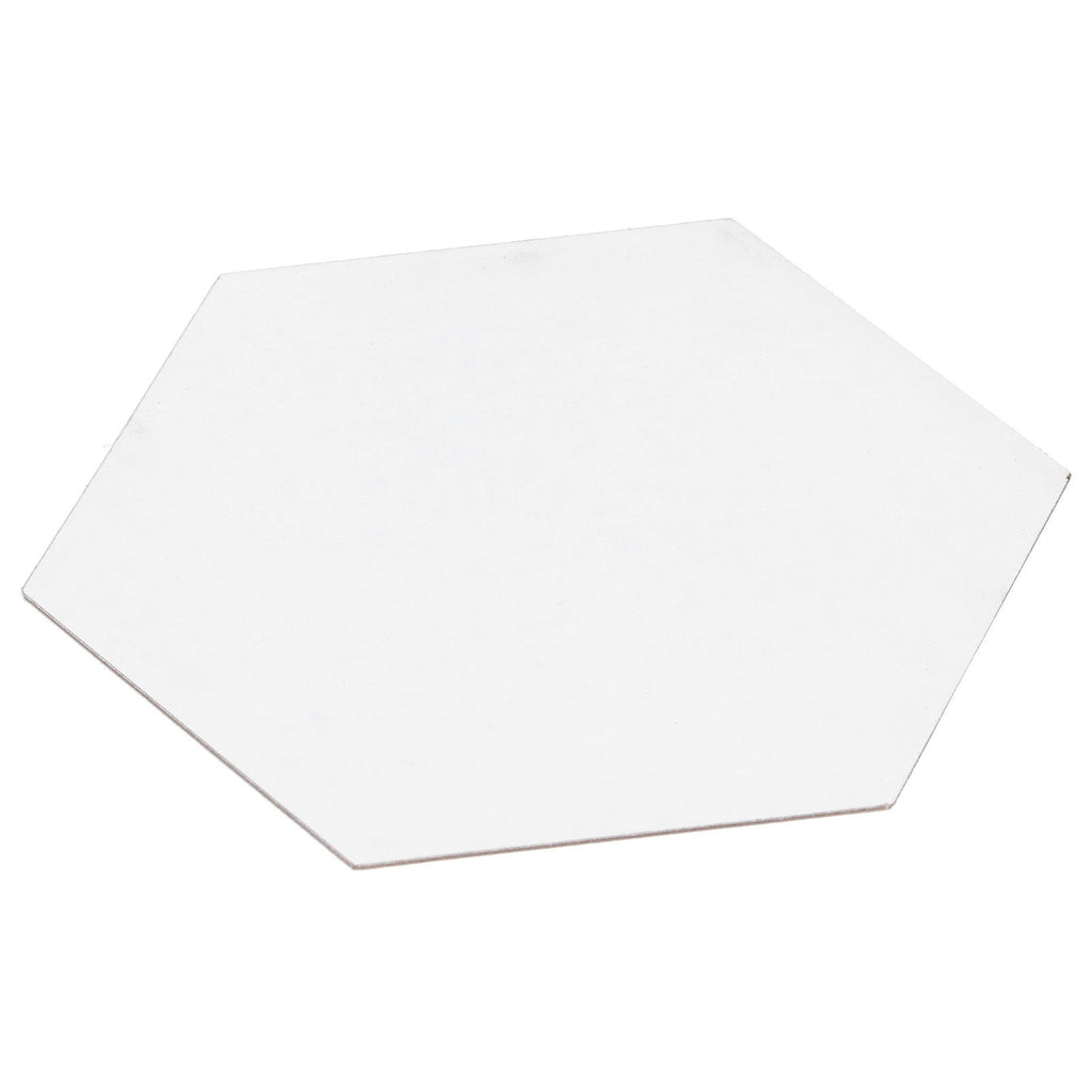 Acrylic Hexagonal Mirror Setting Wall Self Adhesive Stickers Decoration for Home Room20cm/7.9in Silver