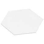 Acrylic Hexagonal Mirror Setting Wall Self Adhesive Stickers Decoration for Home Room20cm/7.9in Silver