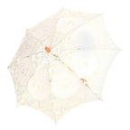 Lace Umbrella Parasol Vintage Wedding Bridal Umbrella for Photo Costume Party SuppliesL Beige