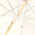 Lace Umbrella Parasol Vintage Wedding Bridal Umbrella for Photo Costume Party SuppliesL Beige
