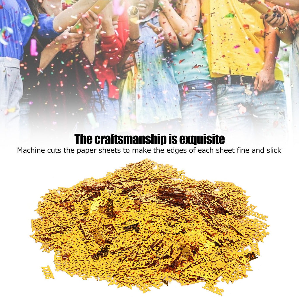 2021 Confetti Gold 100g Wedding New Year Birthday Party Graduation Decoration Supply