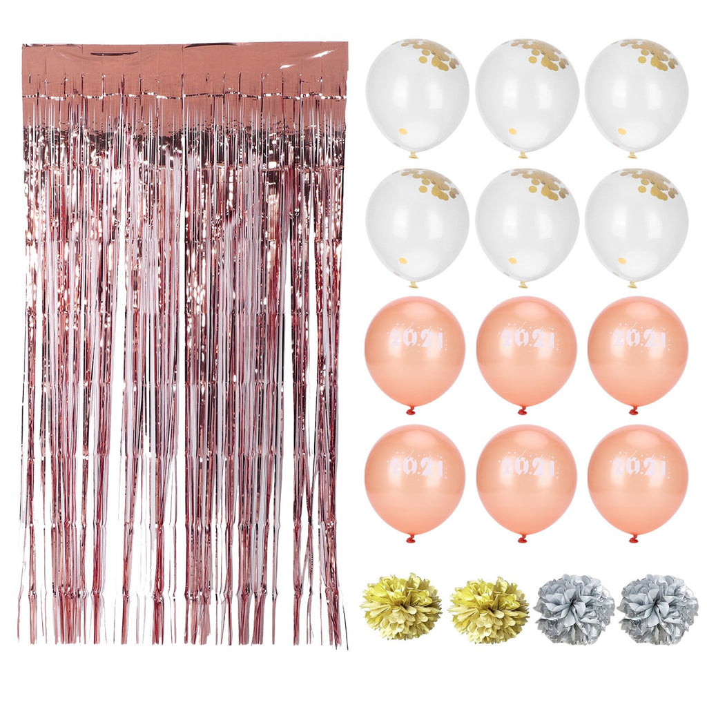 2021 Balloons Latex Sequins Balloon Paper Flowers Ball Set Birthday Wedding Party Decoration
