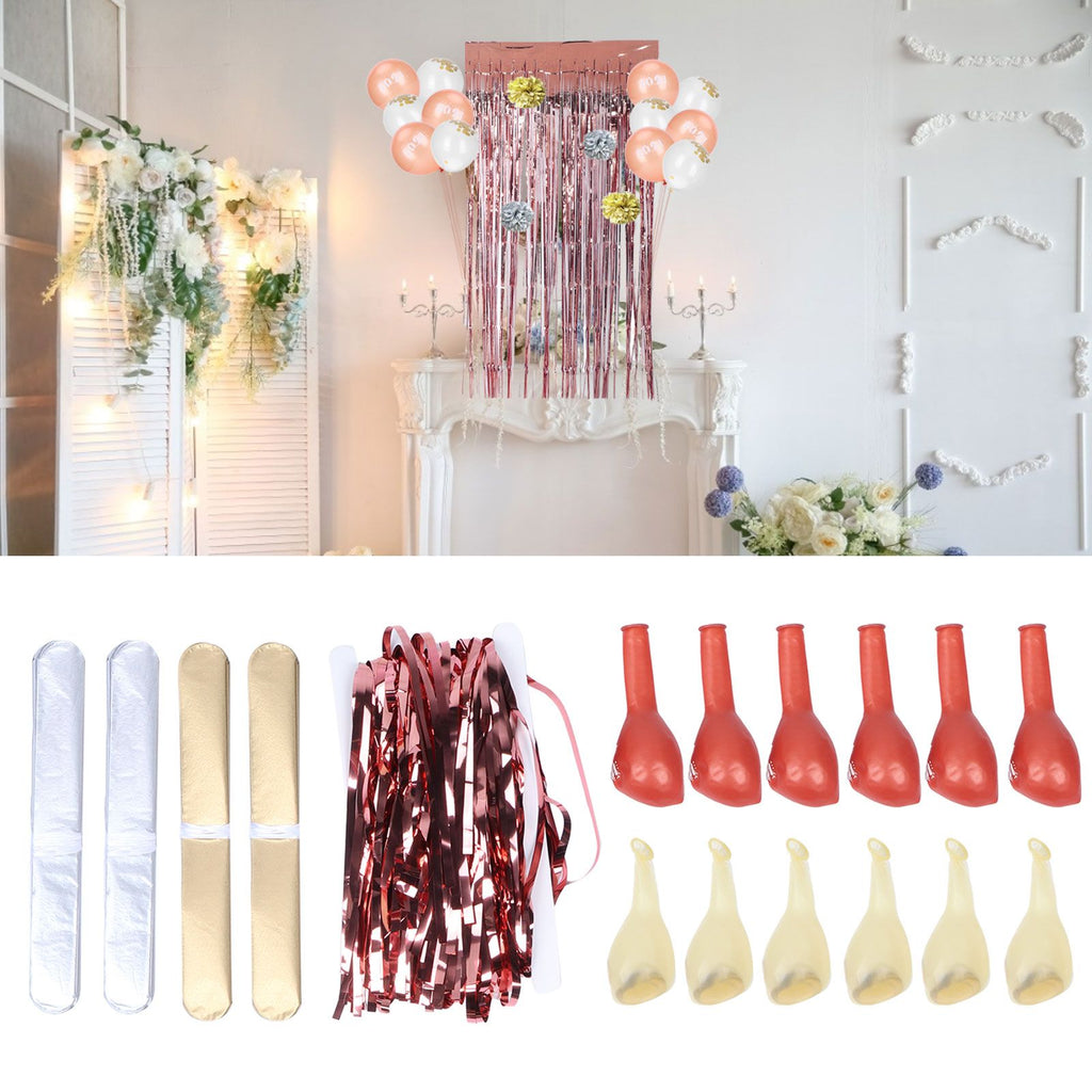 2021 Balloons Latex Sequins Balloon Paper Flowers Ball Set Birthday Wedding Party Decoration
