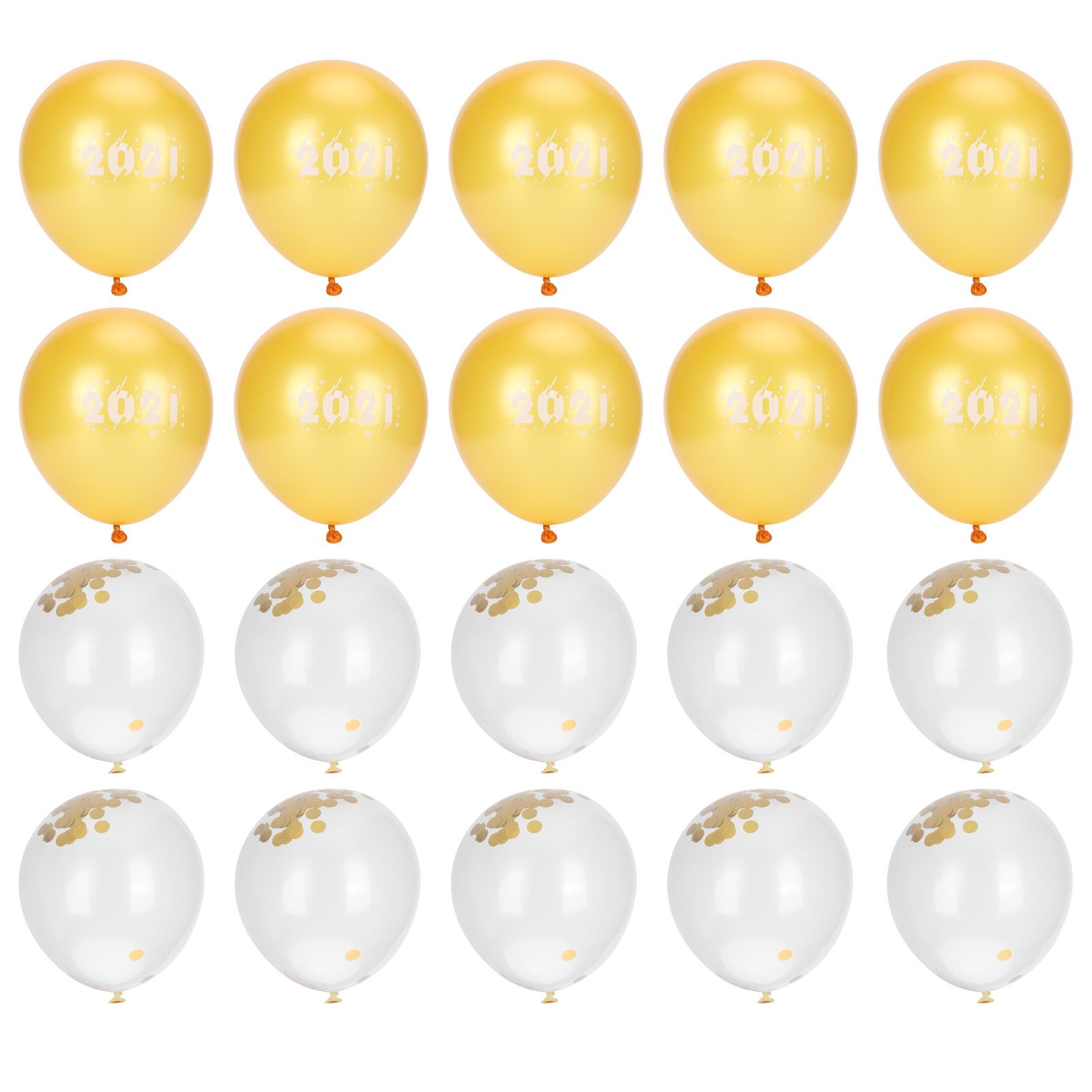 Sequin Balloon Set Home Decorative Balloon Accessory for Graduation 2021 New Year Party