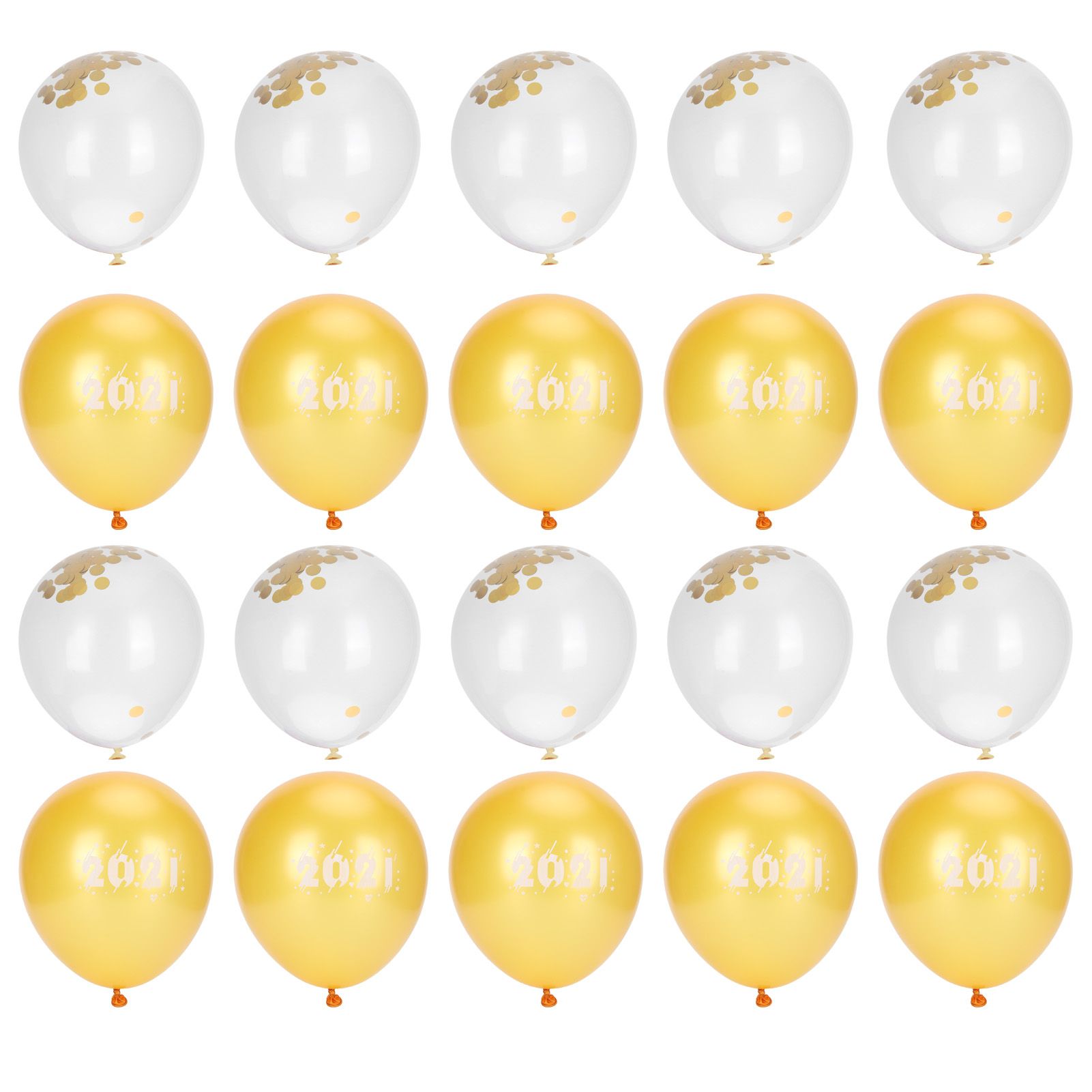 Sequin Balloon Set Home Decorative Balloon Accessory for Graduation 2021 New Year Party