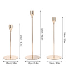 Single Head Candlestick Candle Holder Stand Home Table Decorative Ornament Wedding Decoration