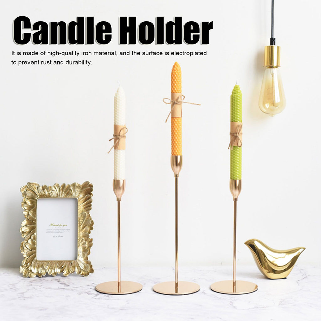 Single Head Candlestick Candle Holder Stand Home Table Decorative Ornament Wedding Decoration