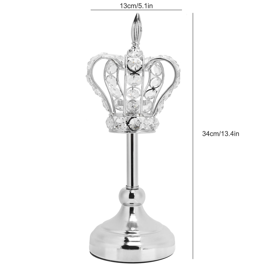 Crown Shape Tea Light Holders Candlestick Candle Holder Stand Wedding Ornaments Home Decoration