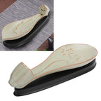 Incense Holder Embossed Ceramic Incense Stick Coil Burner Tray Desktop Decoration
