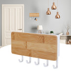 Wall Mount Key Holder Home Wall Mount Key Hanger Organizer Storage Box with 5 Hooks