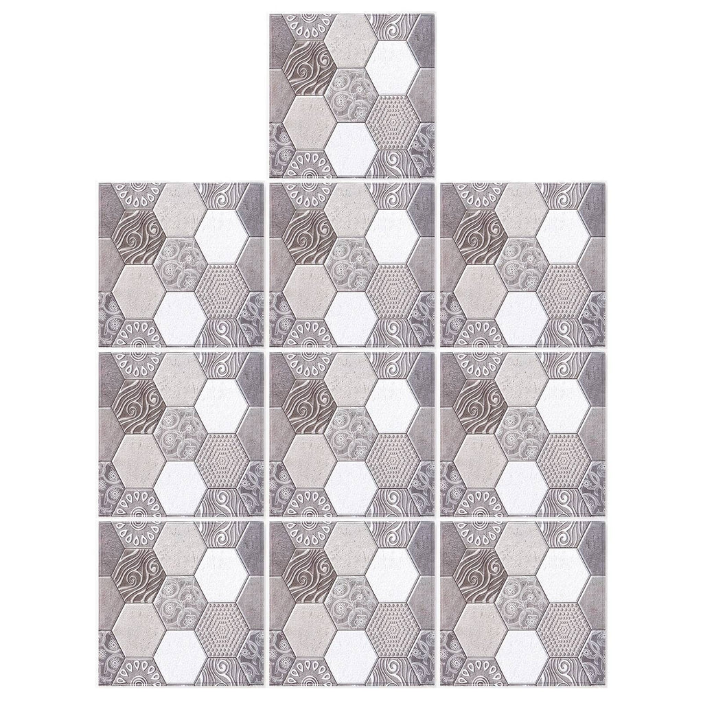 10PCS Self Adhesive Tile Sticker Anti Collision Sticker for Home Living Room Kitchen Decor
