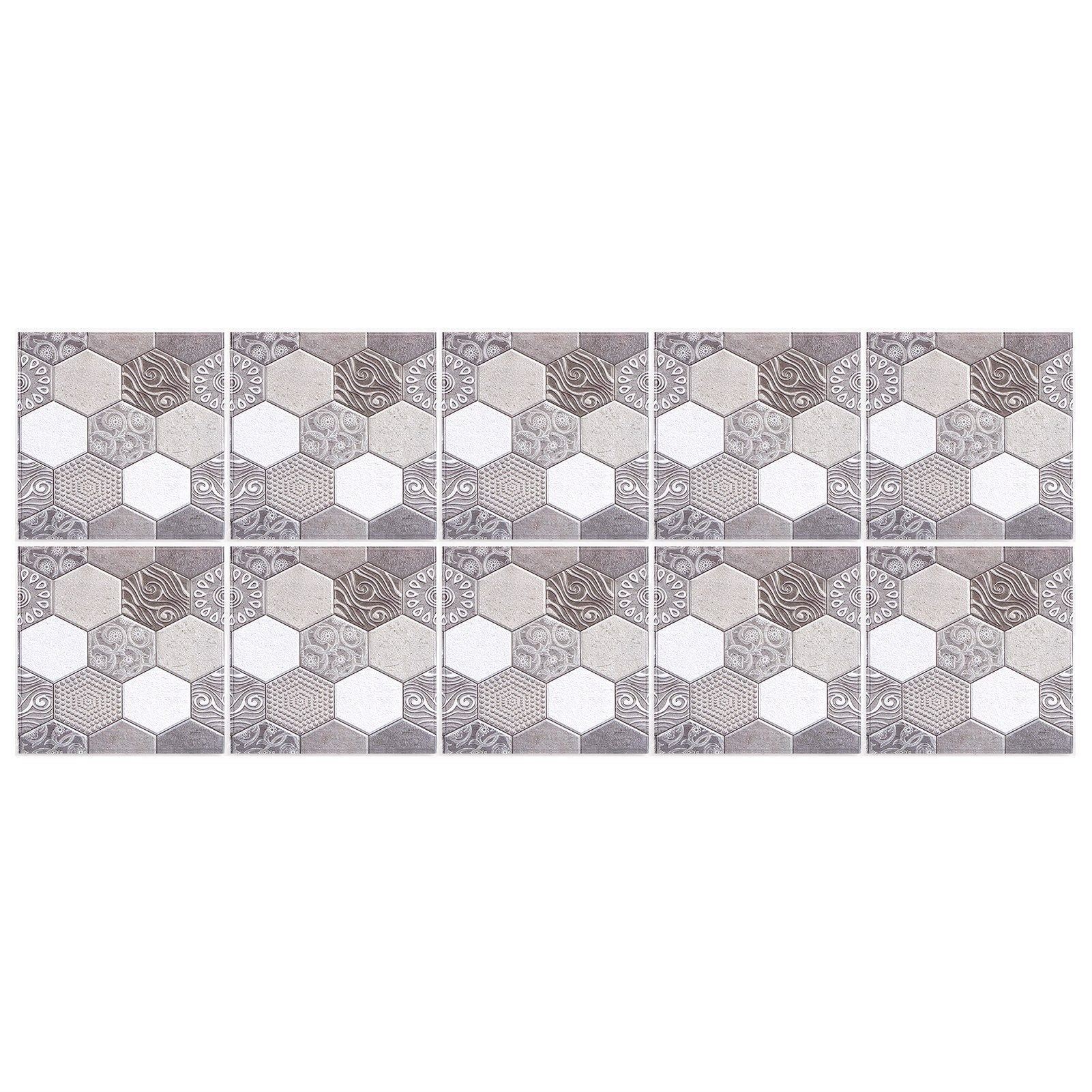 10PCS Self Adhesive Tile Sticker Anti Collision Sticker for Home Living Room Kitchen Decor