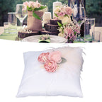 Wedding Ring Pillow Cloth Wedding Cushion Romantic Wedding Supplies for Ceremony Decoration