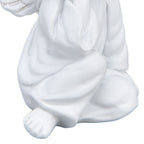 Cherub Statue Synthetic Resin Material Lovely Style White Baby Figurines for Party DecorationsCherub Statue Right