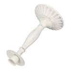 Candle Holders White Iron Material Retro Style Decorative Candlestick Pedestal for Home Decoration