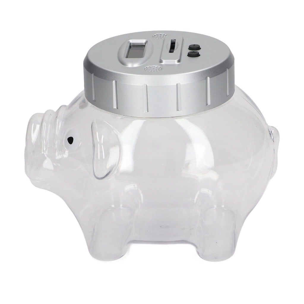 Piggy Bank Voice Counting Plastic Automatically Identify Pig Saving Box for Dollars Coins