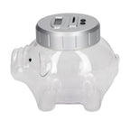Piggy Bank Voice Counting Plastic Automatically Identify Pig Saving Box for Dollars Coins