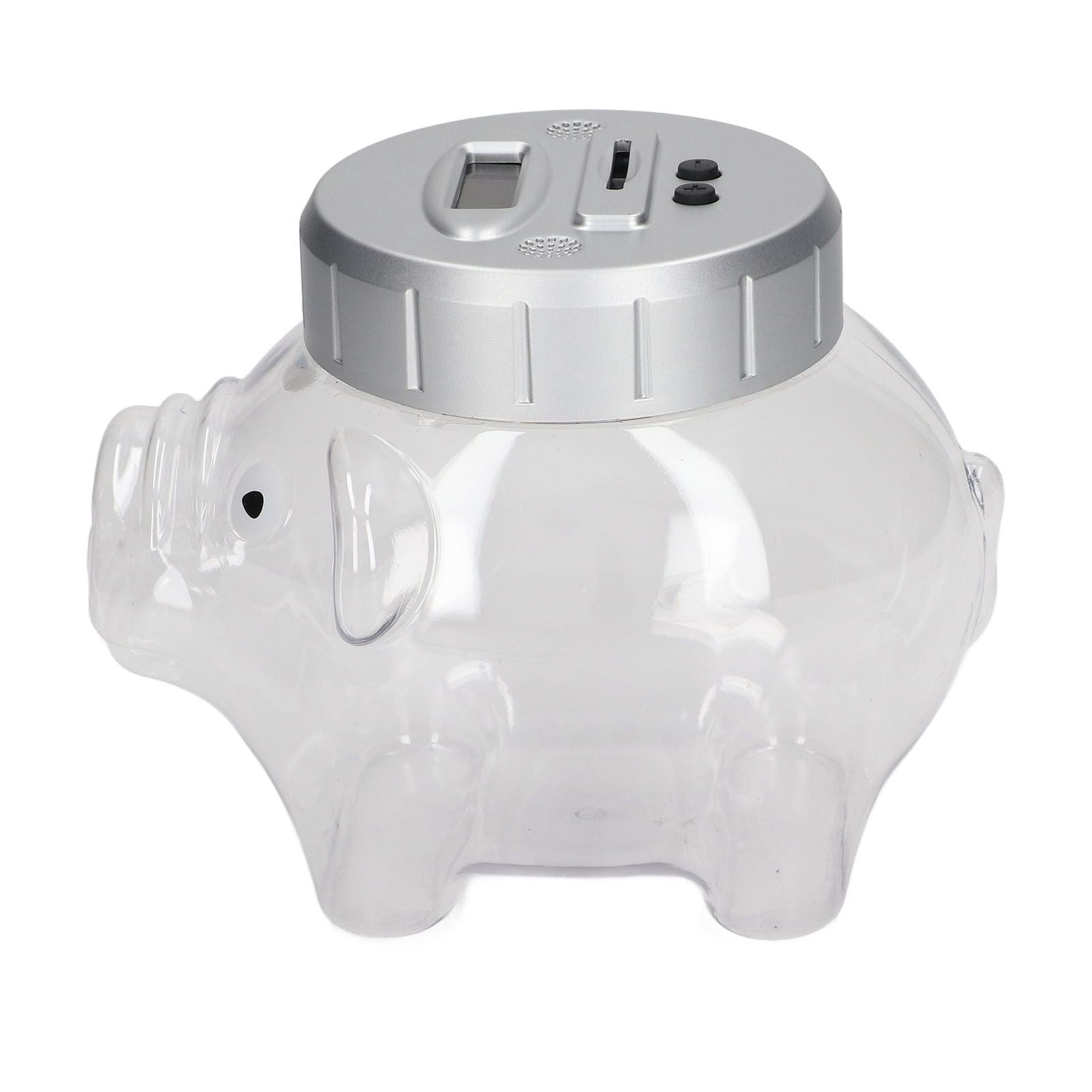Piggy Bank Voice Counting Plastic Automatically Identify Pig Saving Box for Dollars Coins