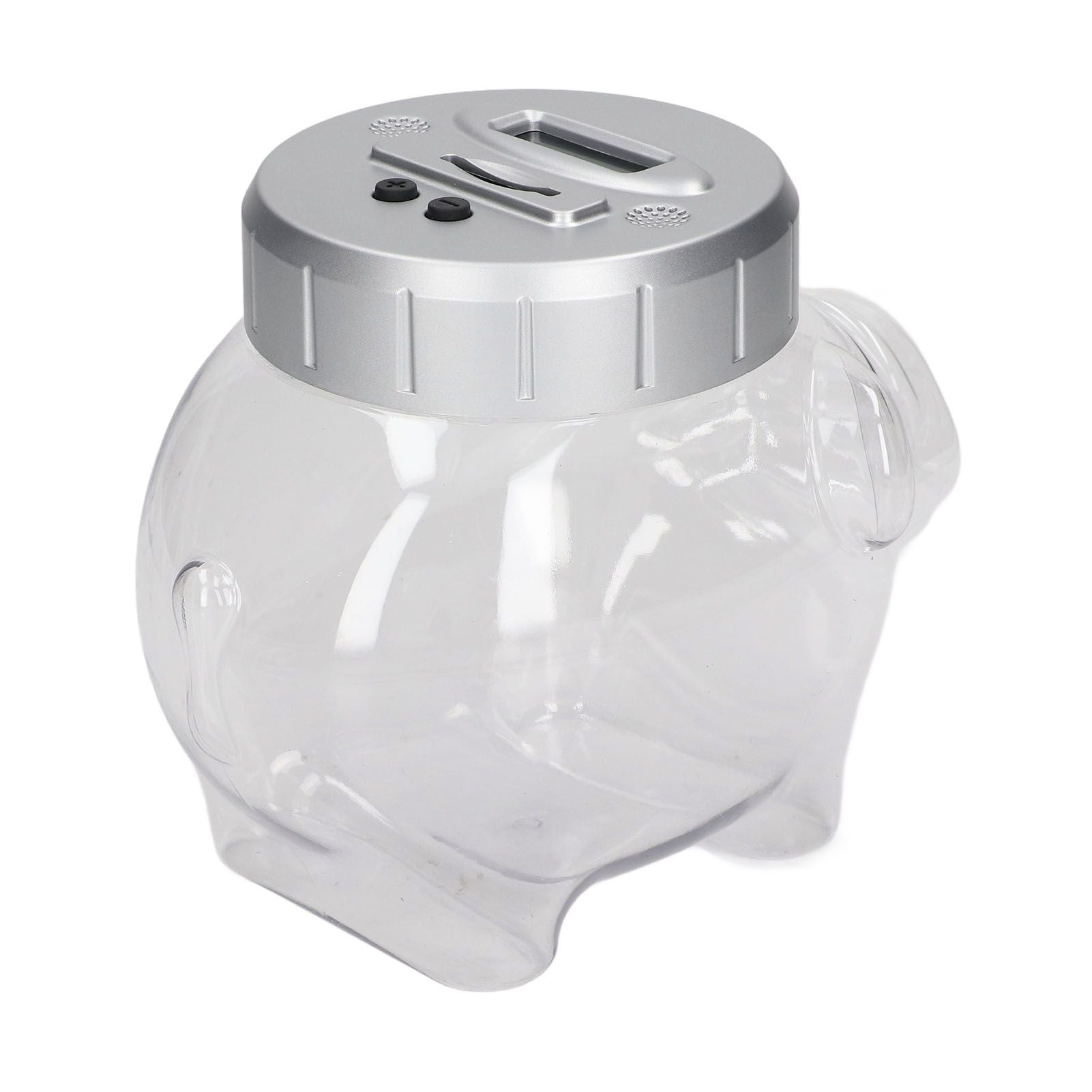 Piggy Bank Voice Counting Plastic Automatically Identify Pig Saving Box for Dollars Coins