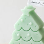 Christmas Tree Aromatherapy Candle Tree Shaped Candle Christmas Home Decoration Desktop Crafts Gift Green
