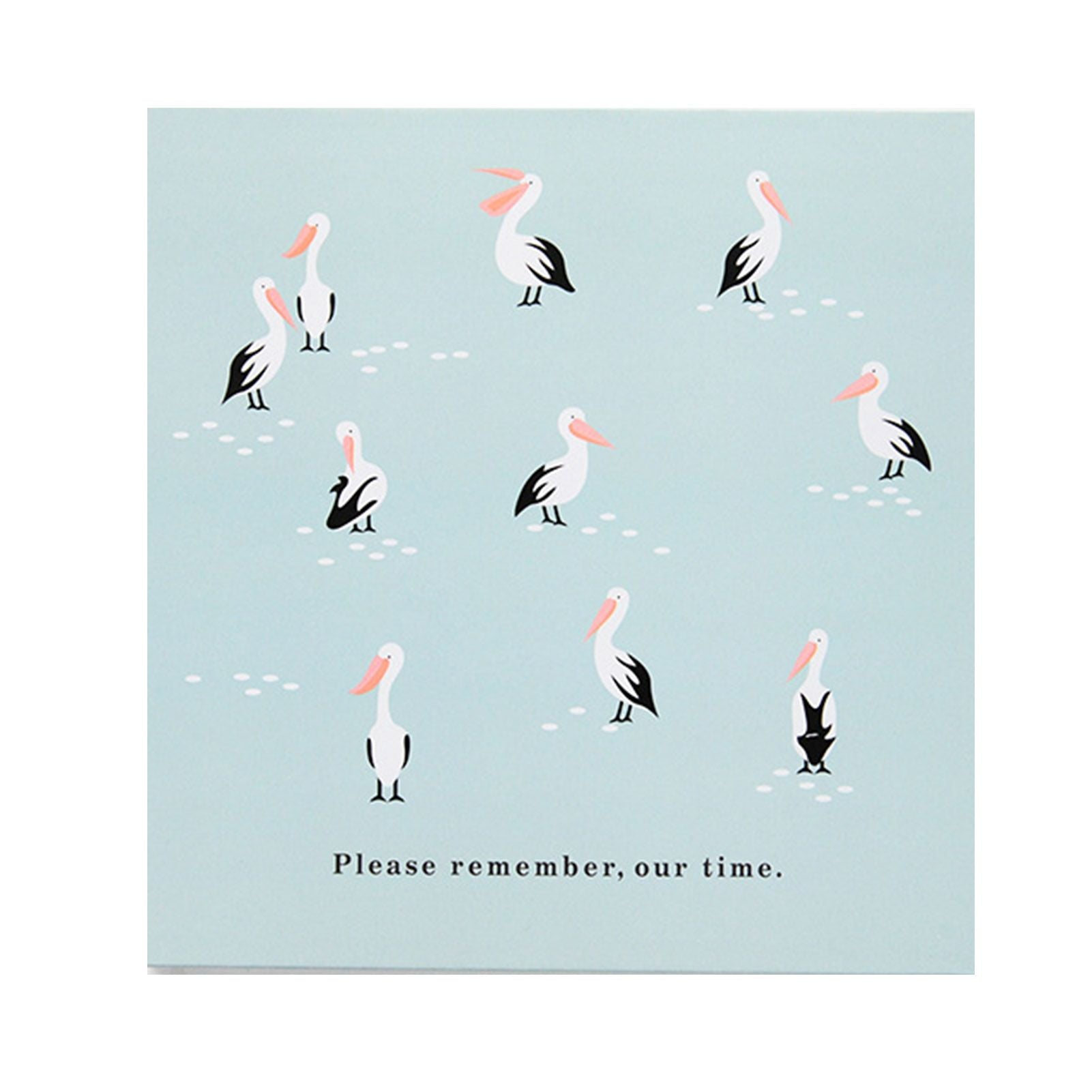 Self Adhesive Photo Album Binder DIY Scrapbook Albums Writable Inner Page Album Book for Commemoration Blue Pelican