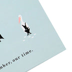 Self Adhesive Photo Album Binder DIY Scrapbook Albums Writable Inner Page Album Book for Commemoration Blue Pelican
