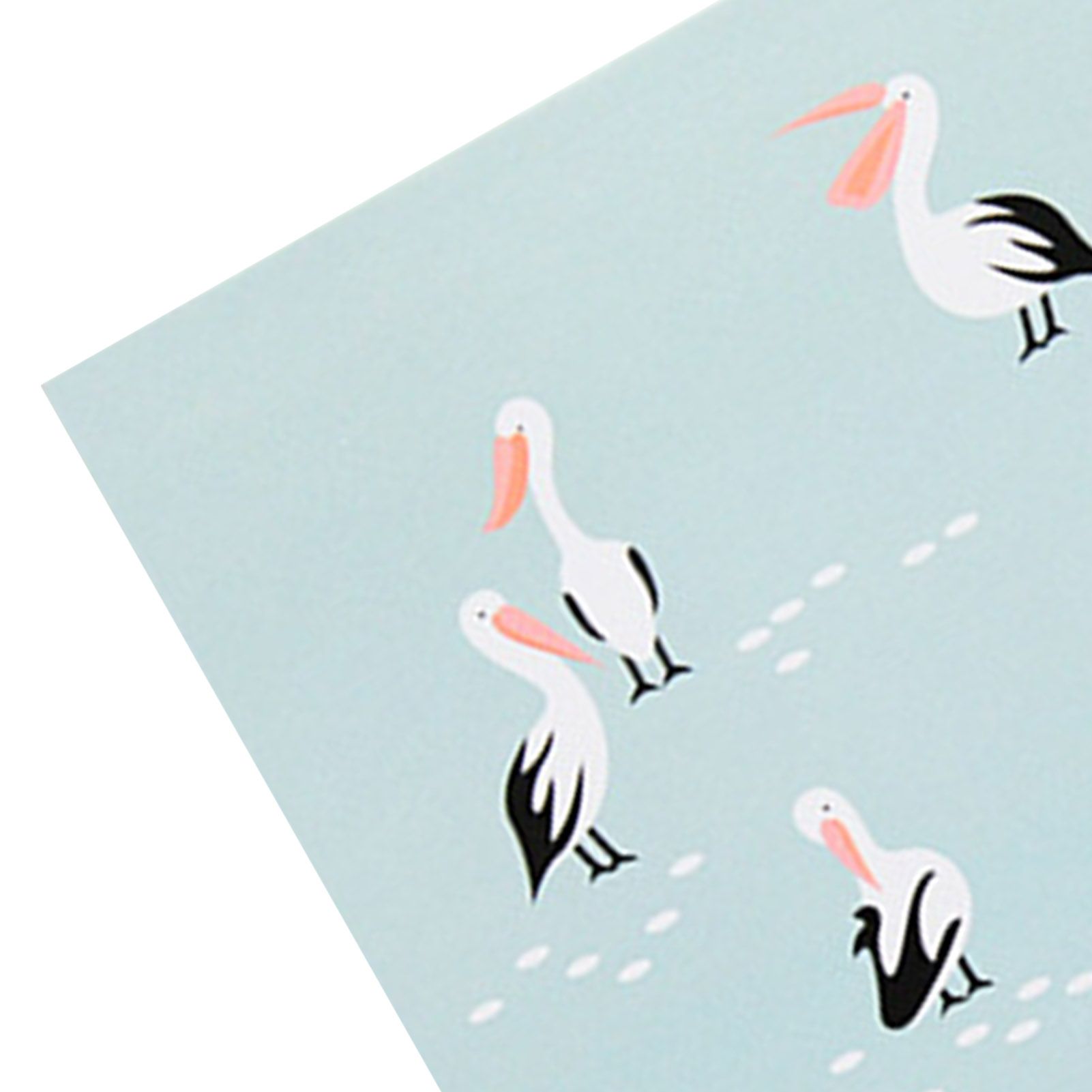Self Adhesive Photo Album Binder DIY Scrapbook Albums Writable Inner Page Album Book for Commemoration Blue Pelican