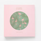 Self Adhesive Photo Album Binder DIY Scrapbook Albums Writable Inner Page Album Book for Commemoration Pink Bird