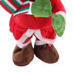 Electric Music Christmas Toy Doll Dancing Singing Glowing Swinging Plush Toy for Kids Adults Christmas Elk