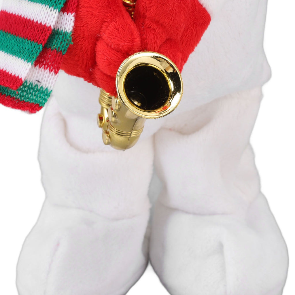 Electric Music Christmas Toy Doll 8 Songs Continuous Play Dancing Singing Glowing Swinging Plush Toy for Kids Adults Christmas Snowman