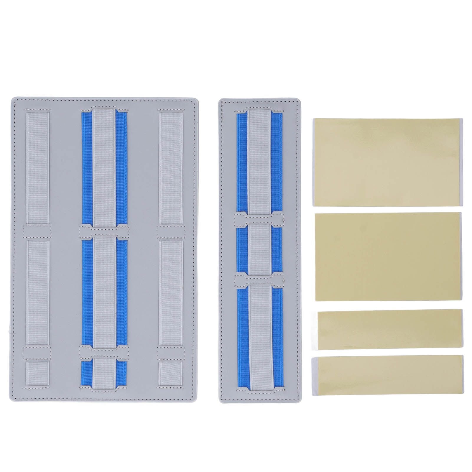 Portable Electronic Plywood Organizer Attachable to Laptop Notebook Cable Wireless Mouse Gray