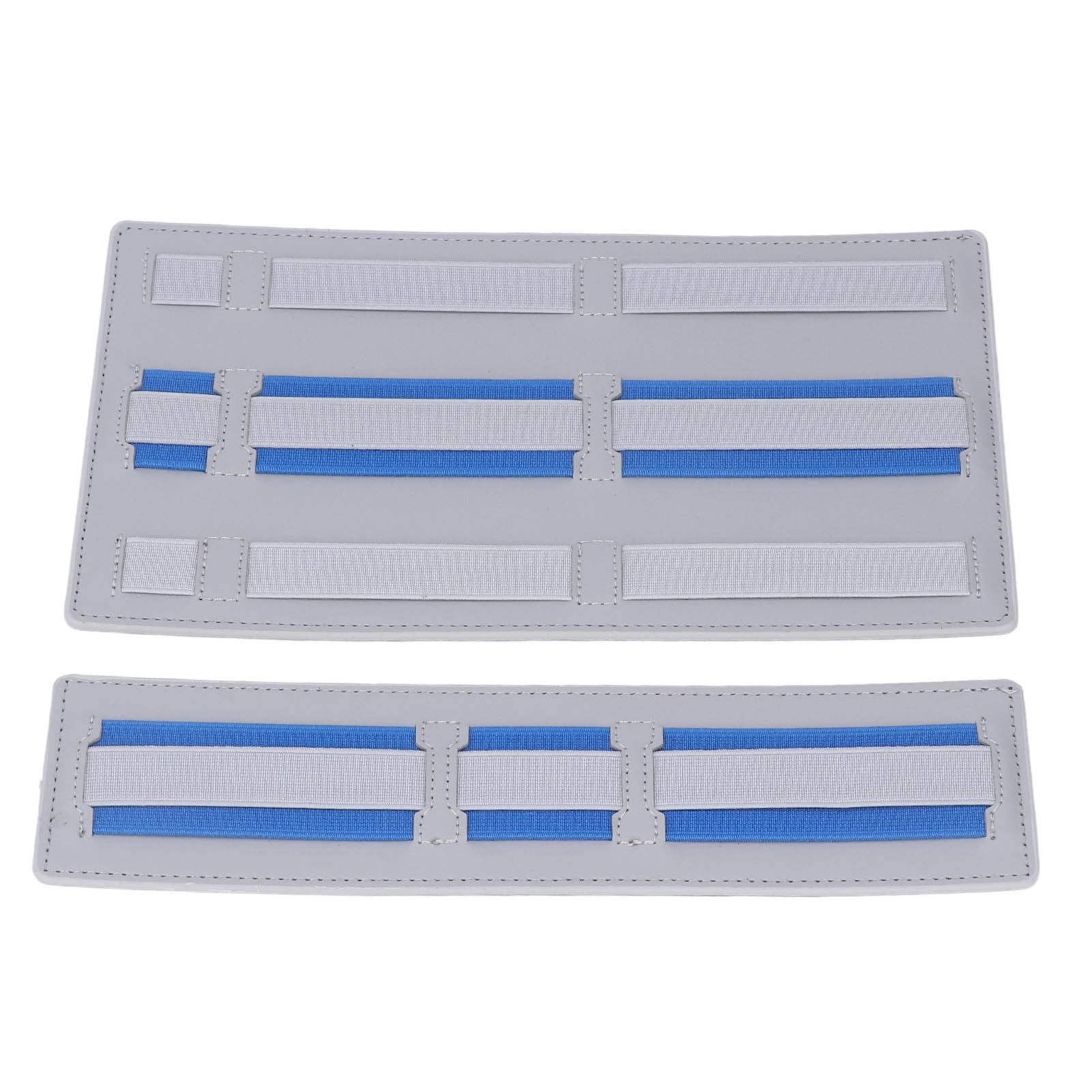 Portable Electronic Plywood Organizer Attachable to Laptop Notebook Cable Wireless Mouse Gray