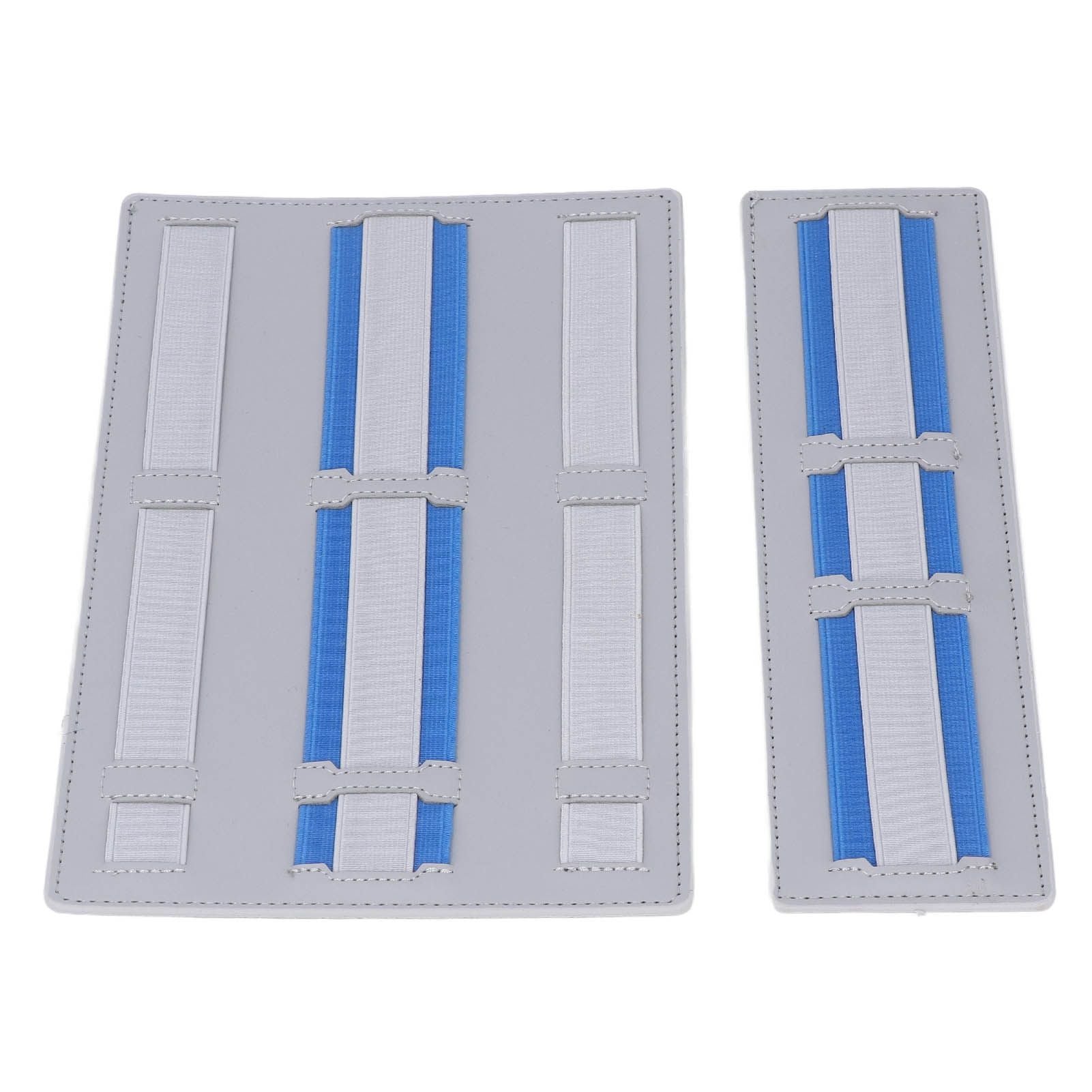 Portable Electronic Plywood Organizer Attachable to Laptop Notebook Cable Wireless Mouse Gray
