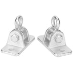 2Set Swing Hanger Iron Suspension Hammock Hanging Chair Hook Fixed Plate Accessories