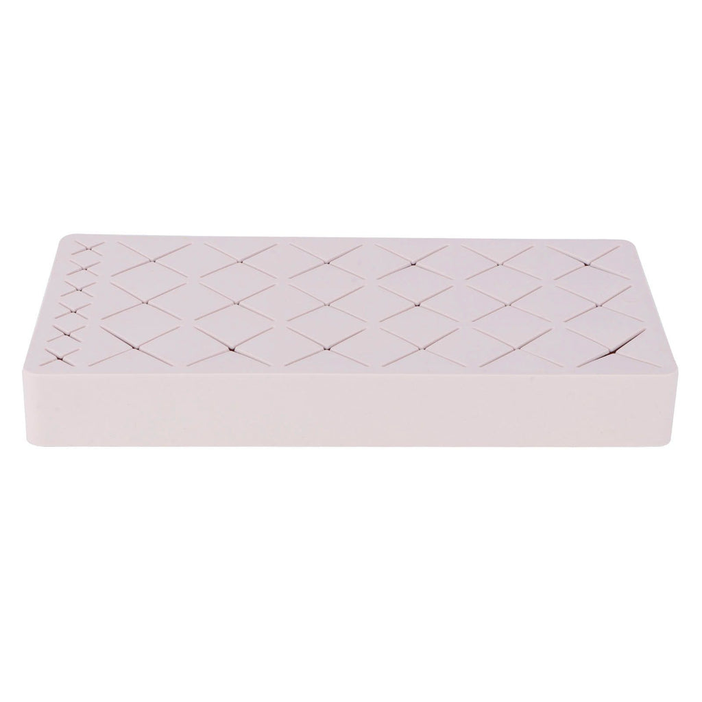 24 Slots Silicone Lipstick Organizer Makeup Cosmetics Holder Storage Box Display StandPink