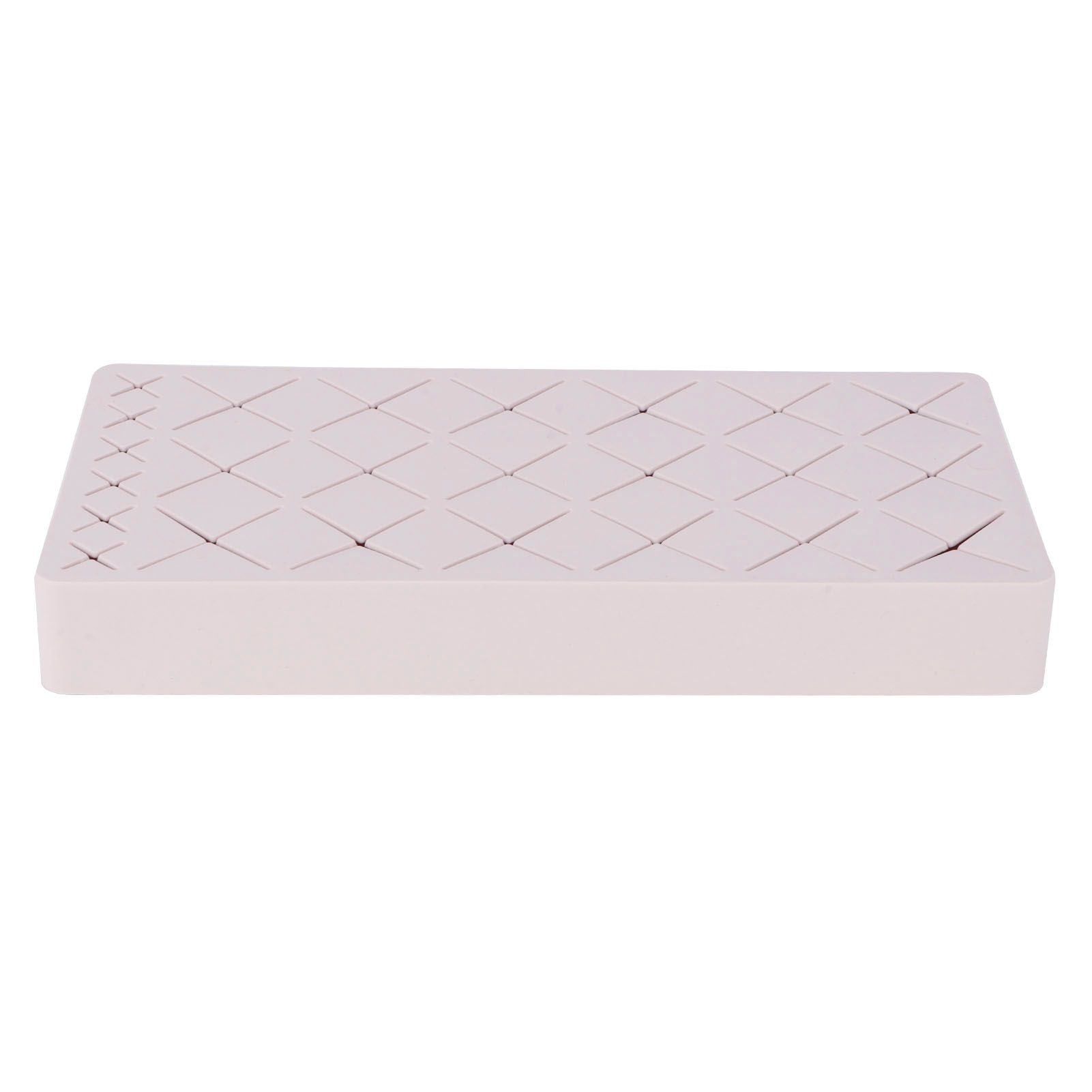 24 Slots Silicone Lipstick Organizer Makeup Cosmetics Holder Storage Box Display StandPink