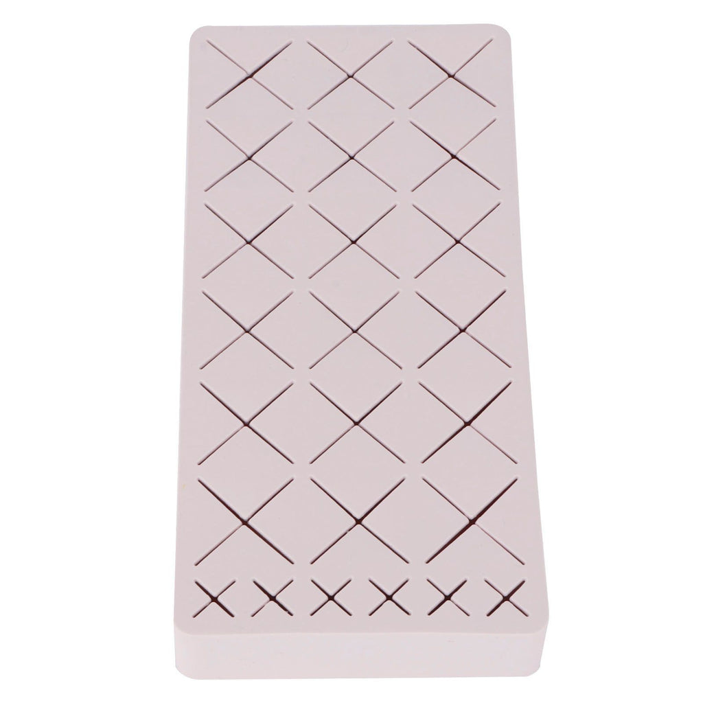 24 Slots Silicone Lipstick Organizer Makeup Cosmetics Holder Storage Box Display StandPink
