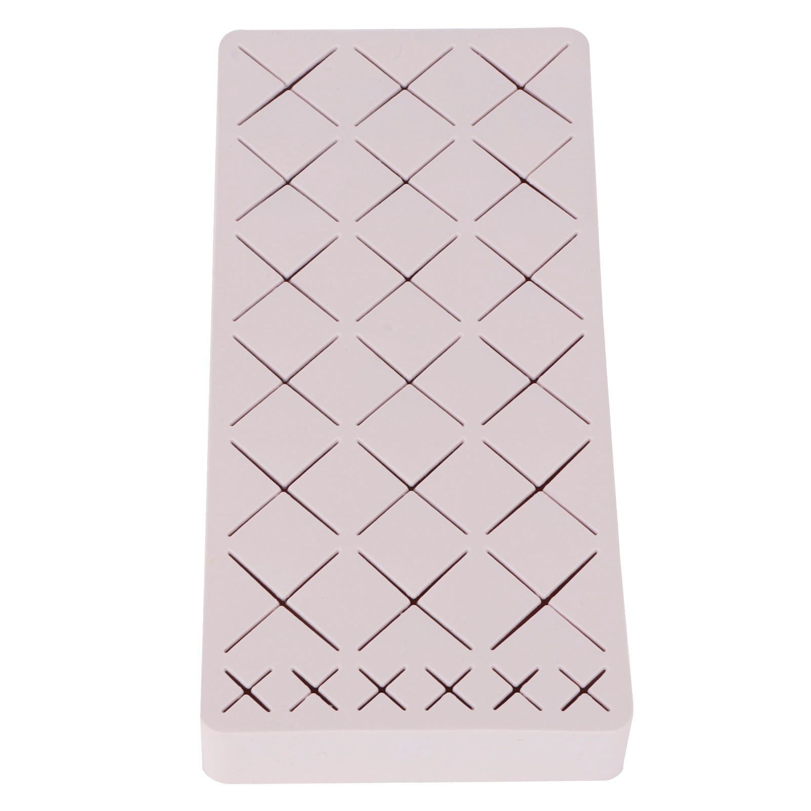 24 Slots Silicone Lipstick Organizer Makeup Cosmetics Holder Storage Box Display StandPink