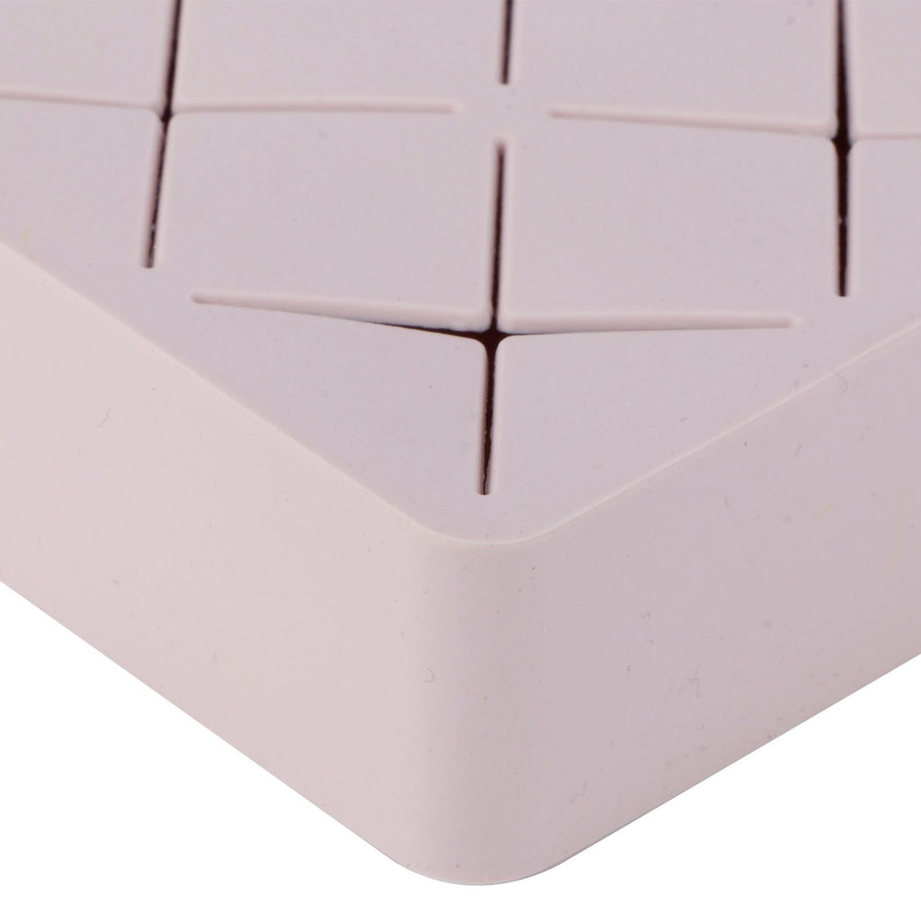 24 Slots Silicone Lipstick Organizer Makeup Cosmetics Holder Storage Box Display StandPink