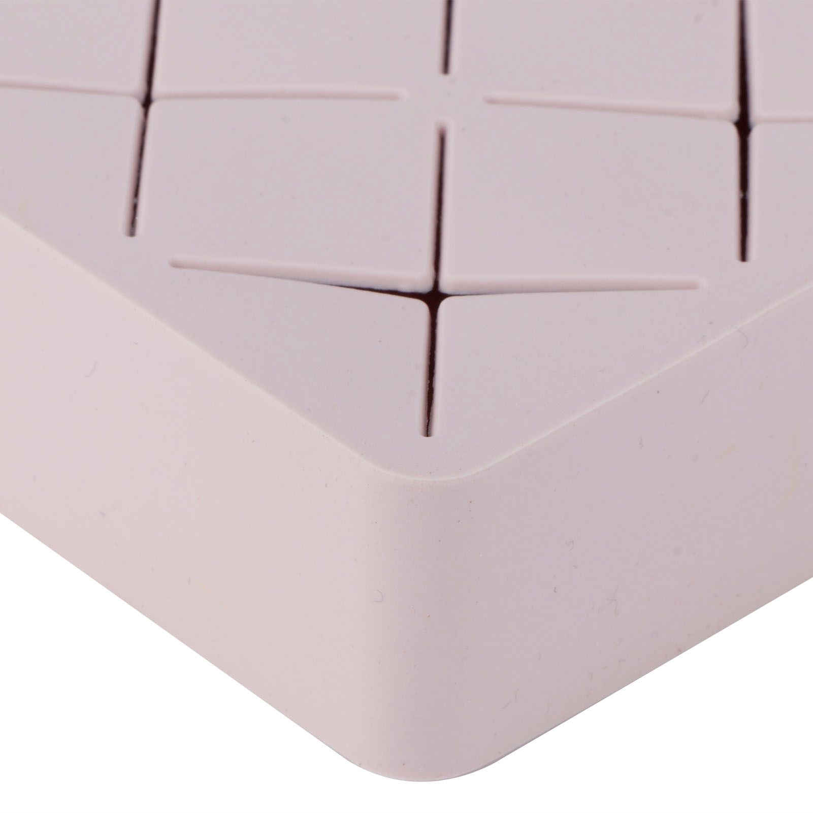 24 Slots Silicone Lipstick Organizer Makeup Cosmetics Holder Storage Box Display StandPink
