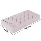 24 Slots Silicone Lipstick Organizer Makeup Cosmetics Holder Storage Box Display StandPink