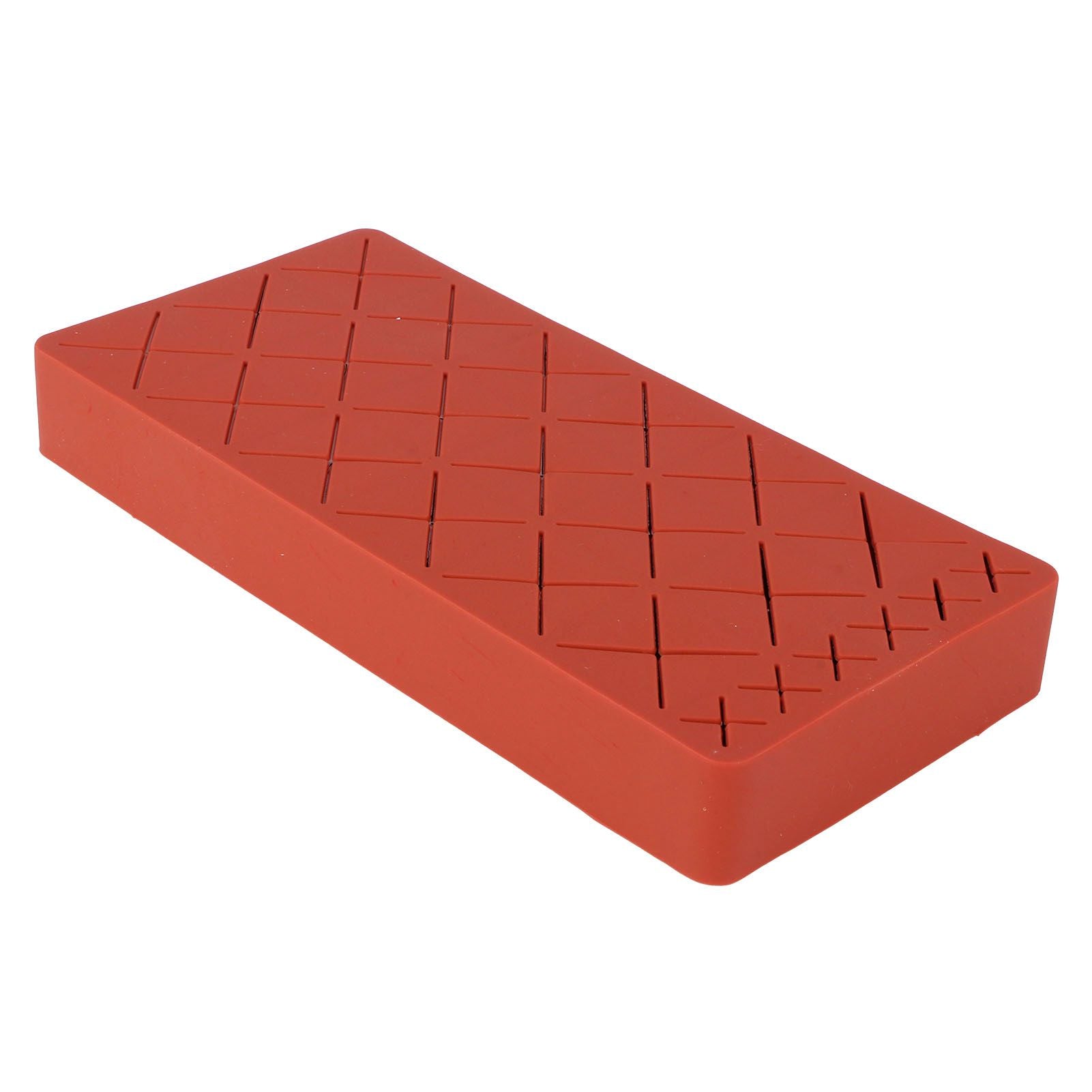24 Slots Silicone Lipstick Organizer Makeup Cosmetics Holder Storage Box Display StandRed